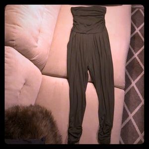 Strapless Olive Green Jumper, Size XS